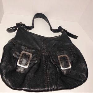 Cole Haan Pebbled Black Leather